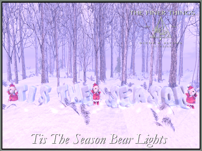 Tis The Season Bear Lights (wear to unpack)
