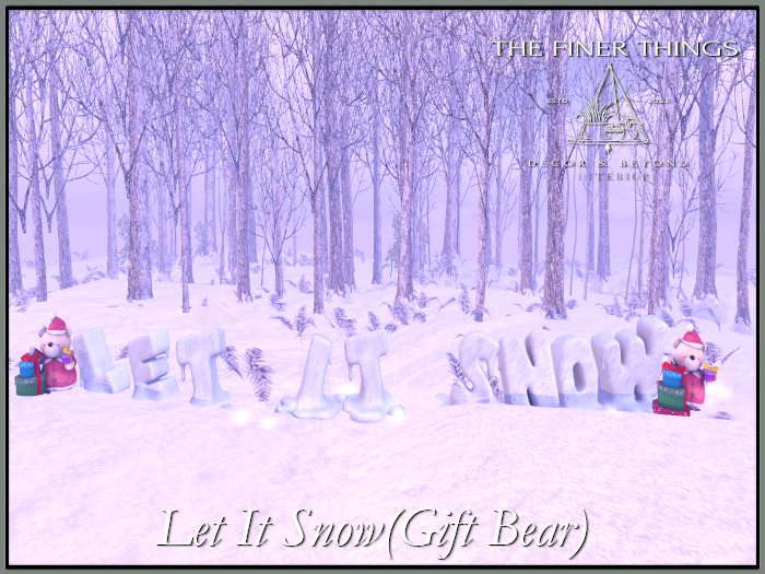 Let It Snow(Gift Bear) (wear to unpack)