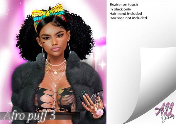 [All Divas] Afro puff 3