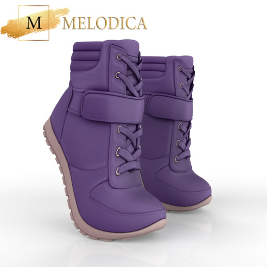 Purple Sneaker Boots MAITREYA