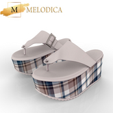 Plaid Sandals REBORN
