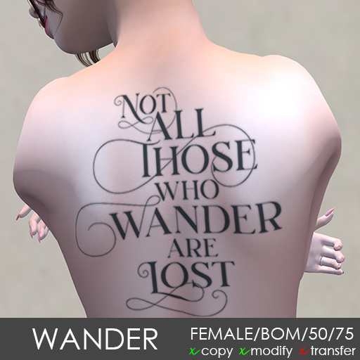 Embellish Wander Tattoo