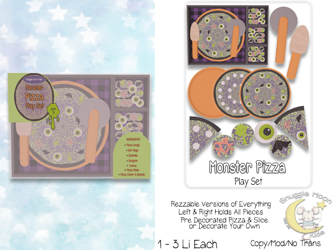 {SMK} Monster Pizza Play Set