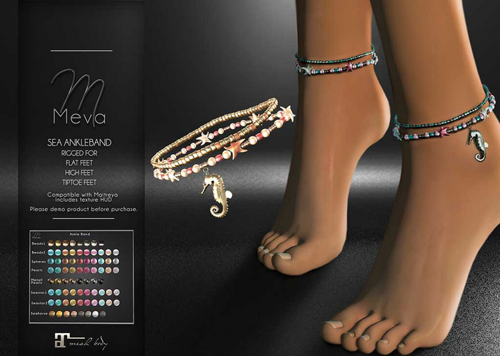 Meva Sea Ankleband (Lara) Demo  Box [Wear Me]