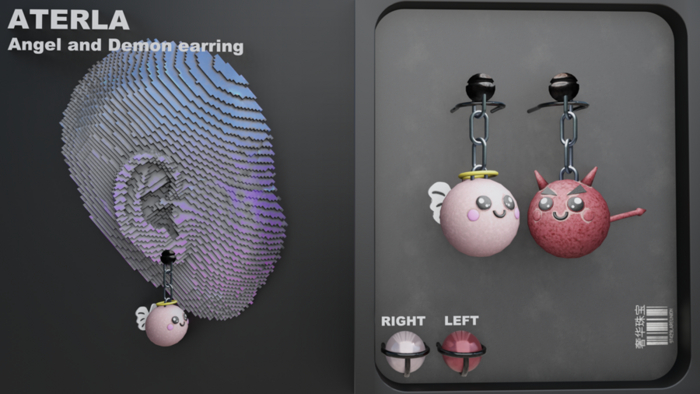 ATERLA - Angel And Demon Earring