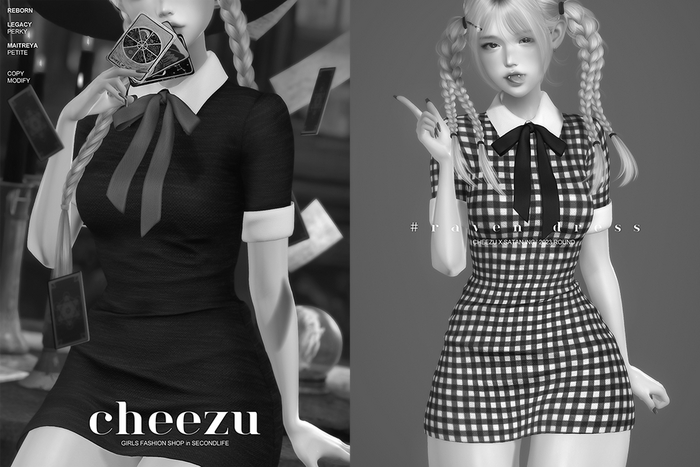 cheezu. raven dress : demo