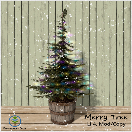 *Merry* Tree A - Christmas Tree with lights