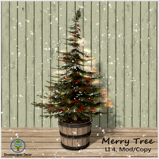 *Merry* Tree B - Christmas Tree with lights