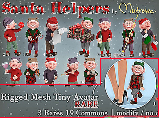 22 Mutresse-Santa Helpers-Avatar RARE