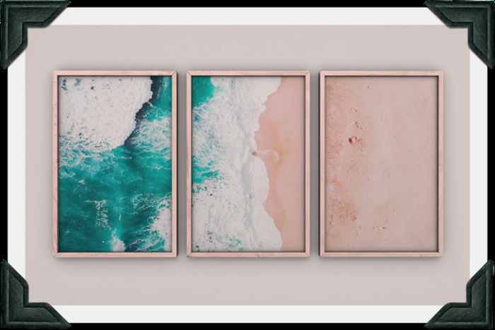 floorplan. triple print / beach [box]