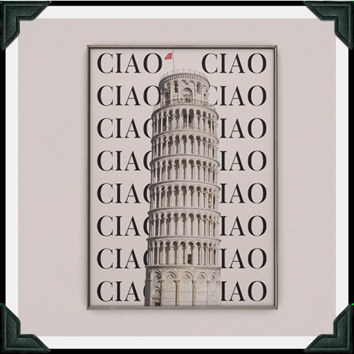 floorplan. travel print / pisa [box]