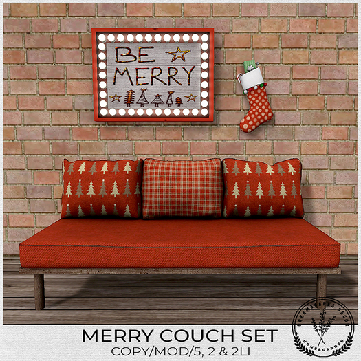 *Merry* Couch Set - Couch with animations, Picture, Stocking