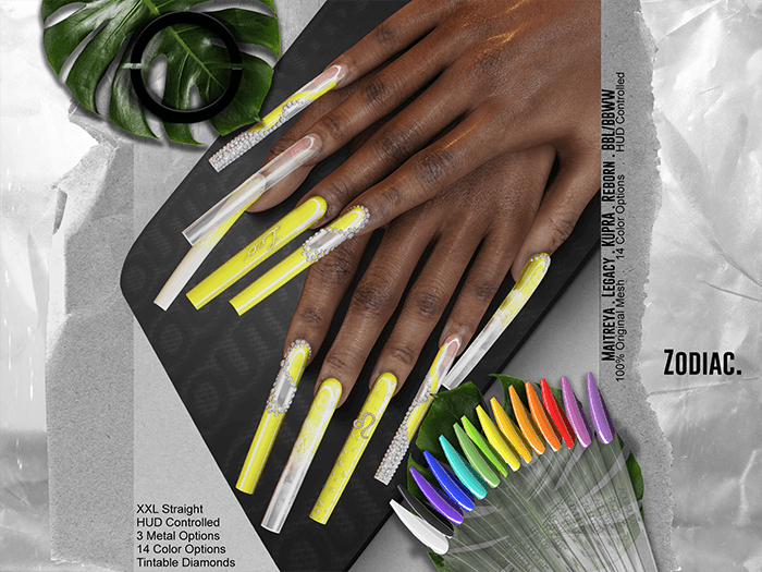 O U T R É  //  Zodiac Nails : Leo