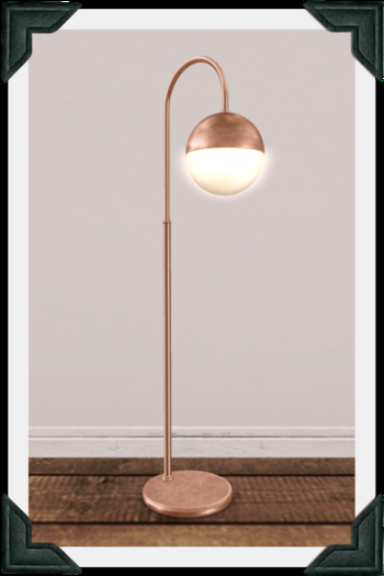 floorplan. standing globe lamp / copper [box]
