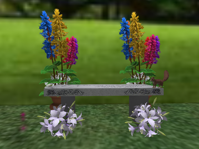 Garden Memorial Bench  Bagged