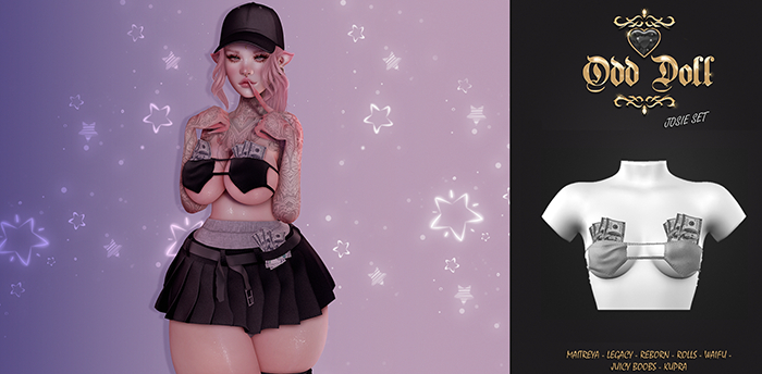 Odd Doll. Josie Bra Grey - Unpacker