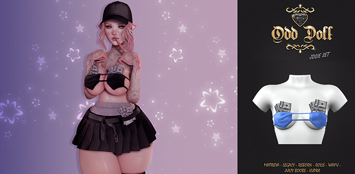 Odd Doll. Josie Bra Dark Blue - Unpacker