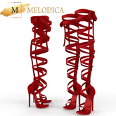 Red Ribbon Heels MAITREYA