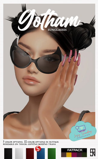ARNAUD HAUS. GOTHAM Sunglasses. BLUE