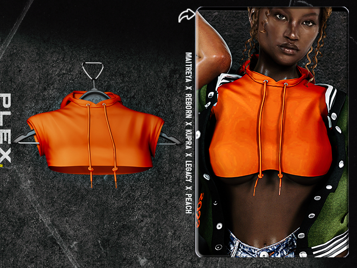 PLX. "CORA" Hoody // Orange // (B)