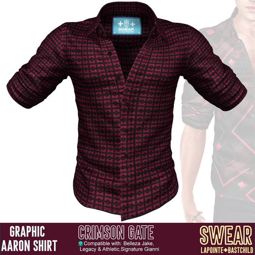 Shirt Aaron - Graphics CRIMSON GATE