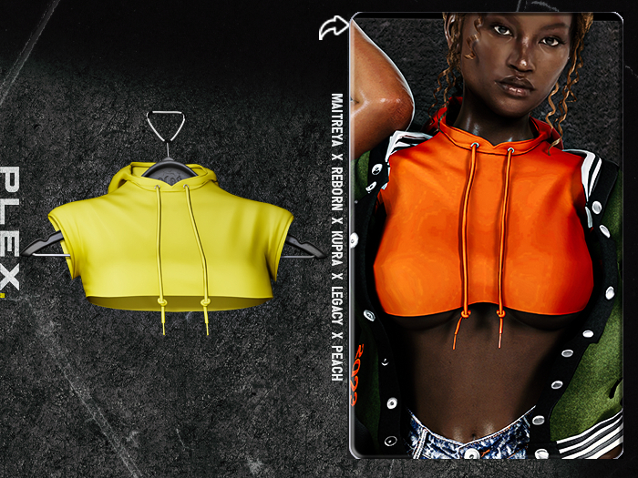 PLX. "CORA" Hoody // Yellow // (B)