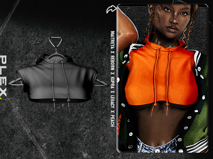 PLX. "CORA" Hoody // Black //