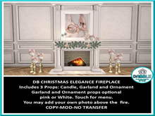 DB CHRISTMAS ELEGANCE FIREPLACE  add me