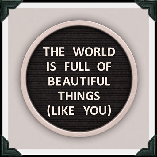 floorplan. round letterboard / beautiful [box]