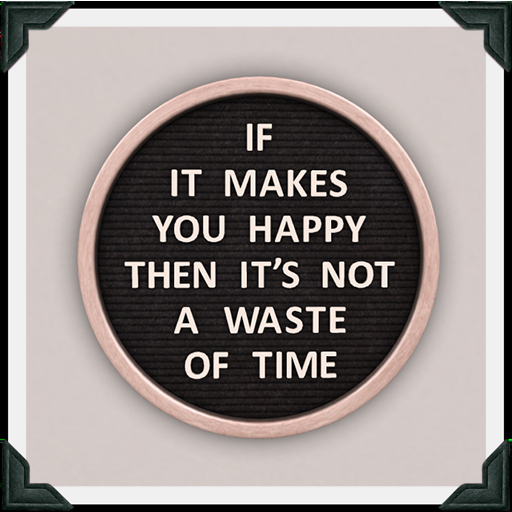 floorplan. round letterboard / happy [box]