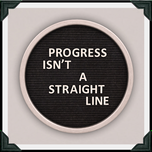 floorplan. round letterboard / progress [box]