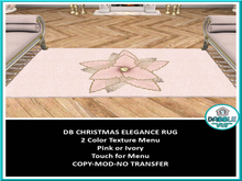 DB CHRISTMAS ELEGANCE RUG  add me