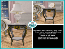 DB CHRISTMAS ELEGANCE SIDE TABLE  add me