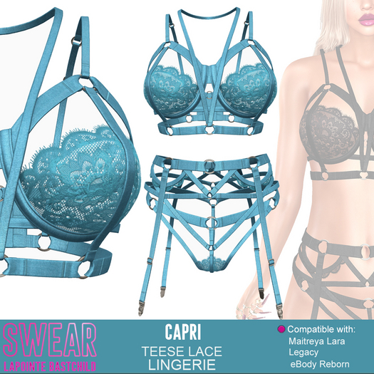 Lingerie Teese LACE CAPRI