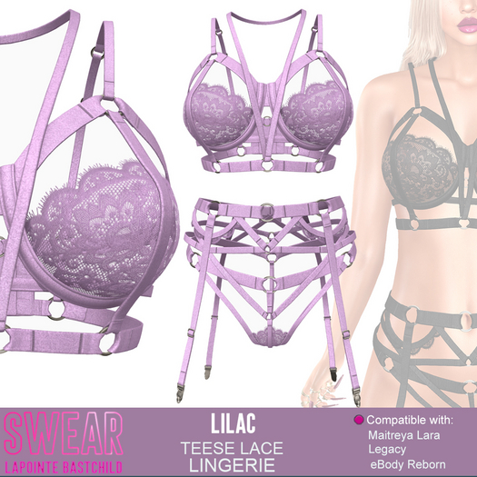 Lingerie Teese LACE LILAC