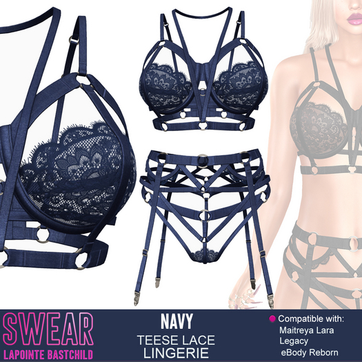 Lingerie Teese LACE NAVY