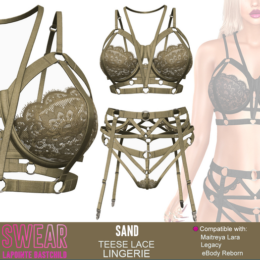 Lingerie Teese LACE SAND