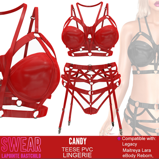 LingerIe Teese PVC CANDY