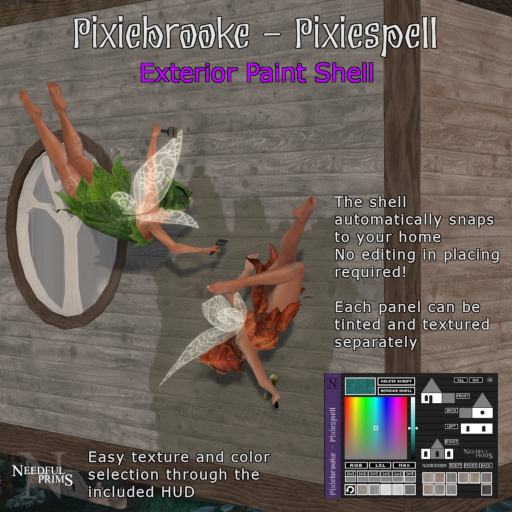 Pixiebrooke - Pixiespell Exterior Paint Shell (BOXED)