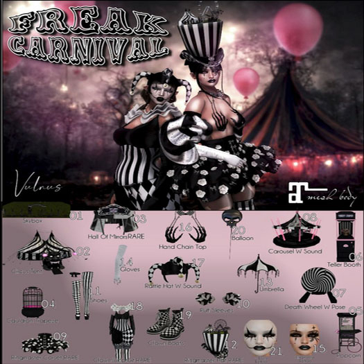 03. Freak Carnival Mirror Hall RARE