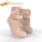 Beige Sneaker Boots REBORN
