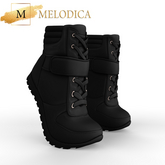 Black Sneaker Boots REBORN