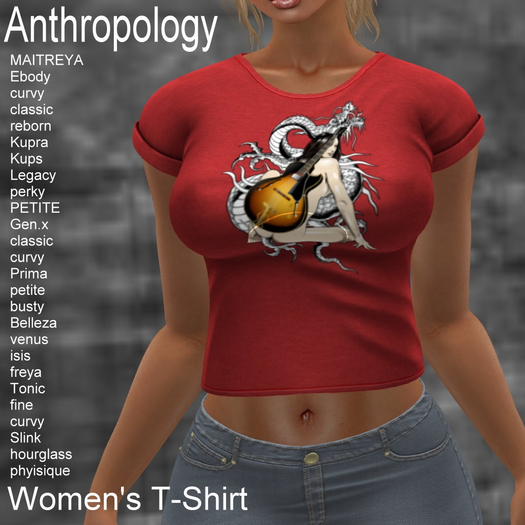 Dragon guitar Women's T-Shirt (WTTA)