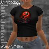 Dragon on blood moon Women's T-Shirt (WTTA)