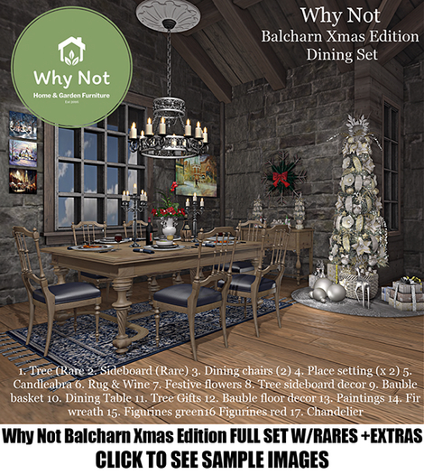 Why Not Balcharn Xmas Edition FULL SET W/RARES +EXTRAS