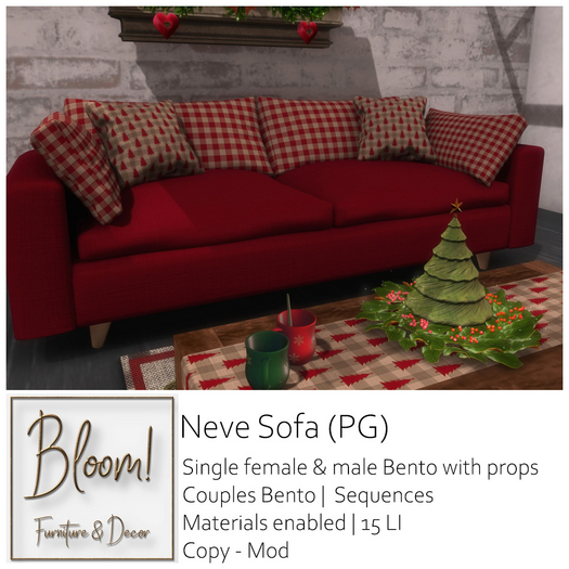 Bloom! - Neve Sofa (PG) (ADD)