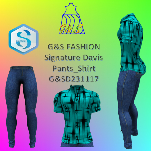SIGNATURE DAVIS_PANTS_SHIRT-G&SSD231117