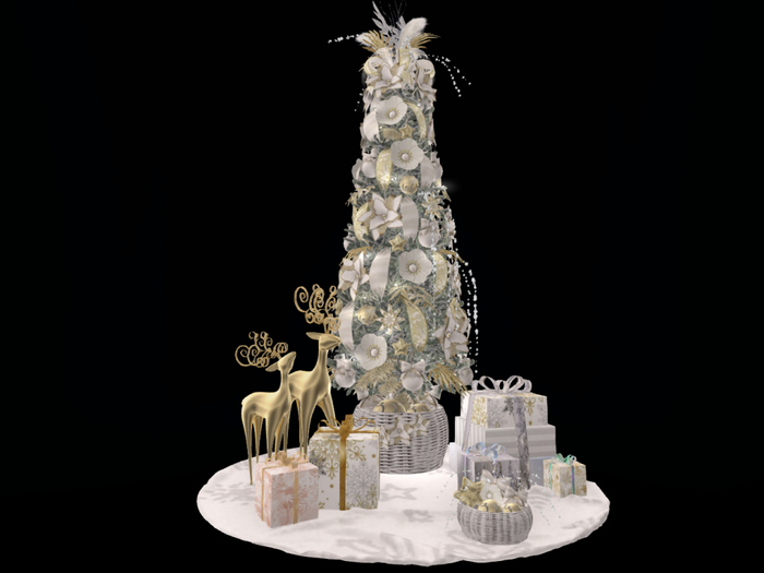 MC Winter Frost Home Christmas Tree Green Set