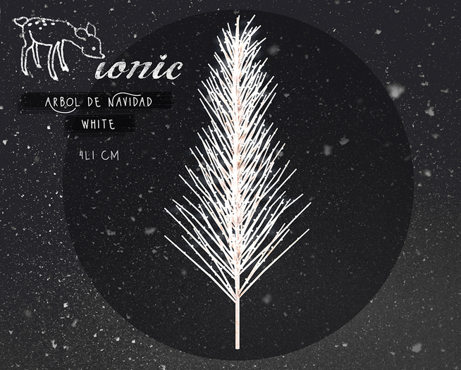 ionic : Arbol de Navidad  : White