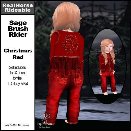 *E* Sagebrush Rider  TD B&K [Add & Click] Christmas